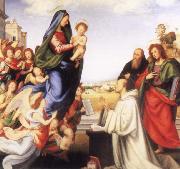 BARTOLOMEO, Fra Vistion of St.Bernard oil painting